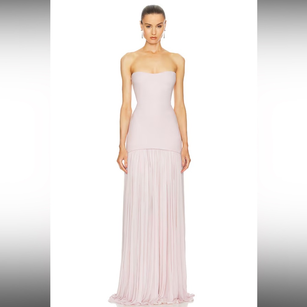 The Naomi Dress in Barely Pink by Helsa